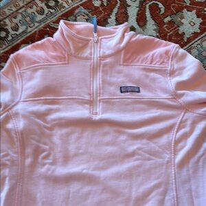 Vineyard Vines XL pink Quarter-Zip EUC